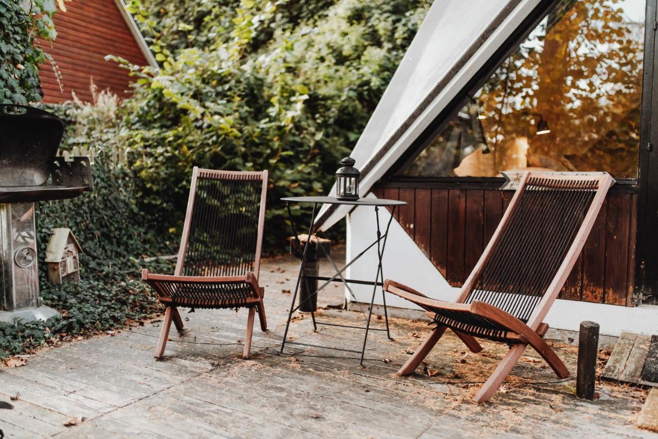 Scandinave Avec Sauna Ir - In The Woods Chalet Gesves